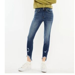 KanCan Christina high-rise ankle skinny jeans